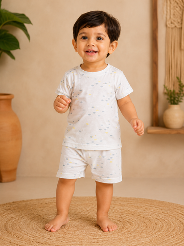 Tiny Fish Shorts Sets (1 Years  to 5 Years)