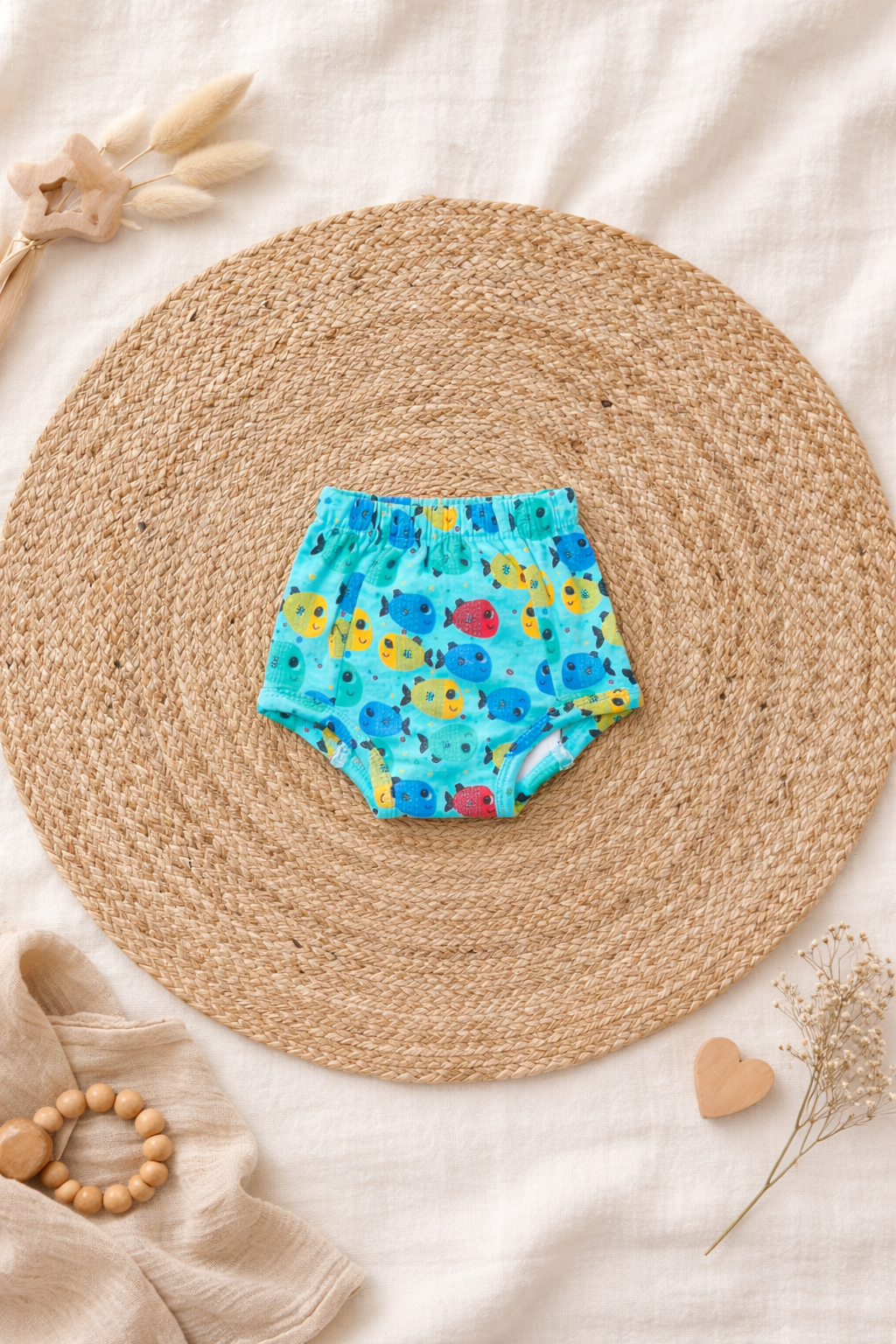 Baby Padded Underwear, Soft Cotton – Single Piece (Random Design)