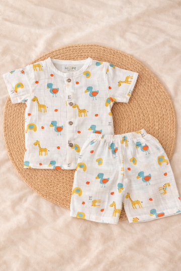 Little Duck Muslin Co-ords Set