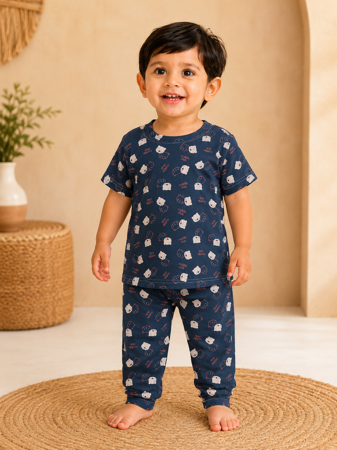 Cuddle Club Interlock Pant Sets (1 Year to 5 Years)