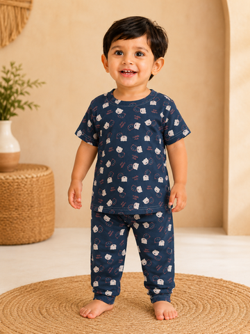 Cuddle Club Interlock Pant Sets (1 Year to 5 Years)