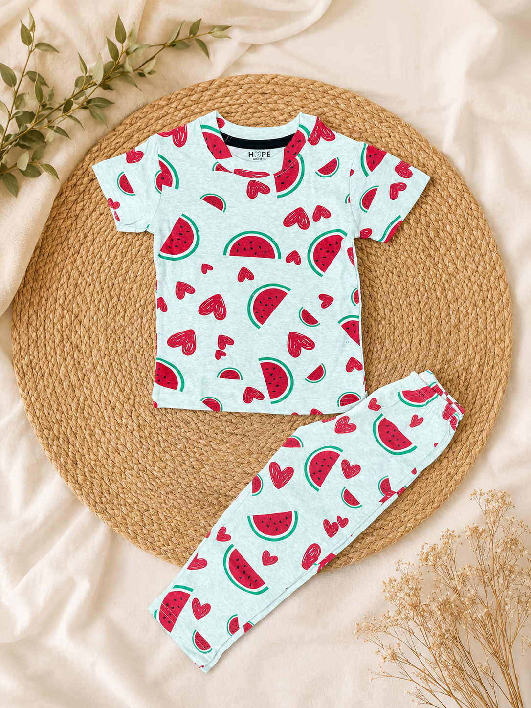 Juicy Melon Interlock Pant Sets (1 Year to 5 Years)