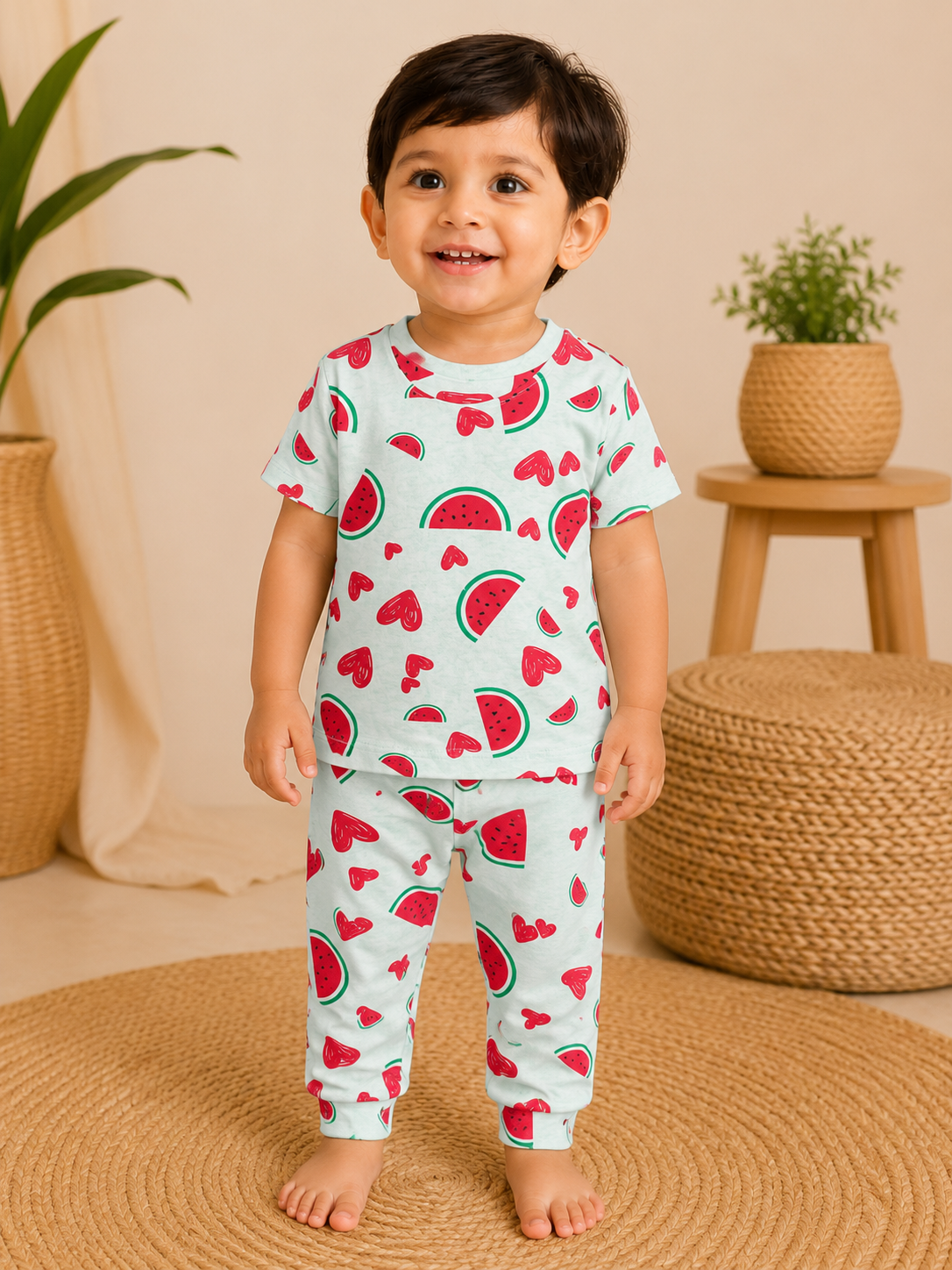 Juicy Melon Interlock Pant Sets (1 Year to 5 Years)