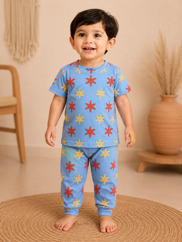 Star Fish Interlock Pant Sets (1 Year to 5 Years)