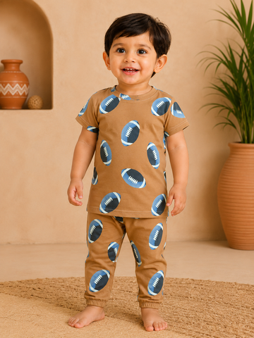 Base Ball Interlock Pant Sets (1 Year to 5 Years)