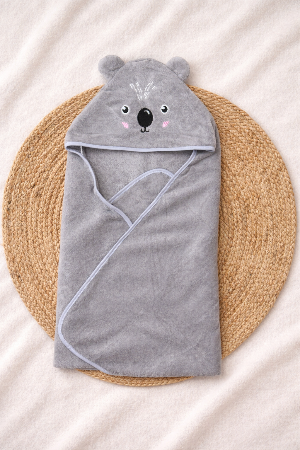 Cute Bear Hooded Baby Bath Towel