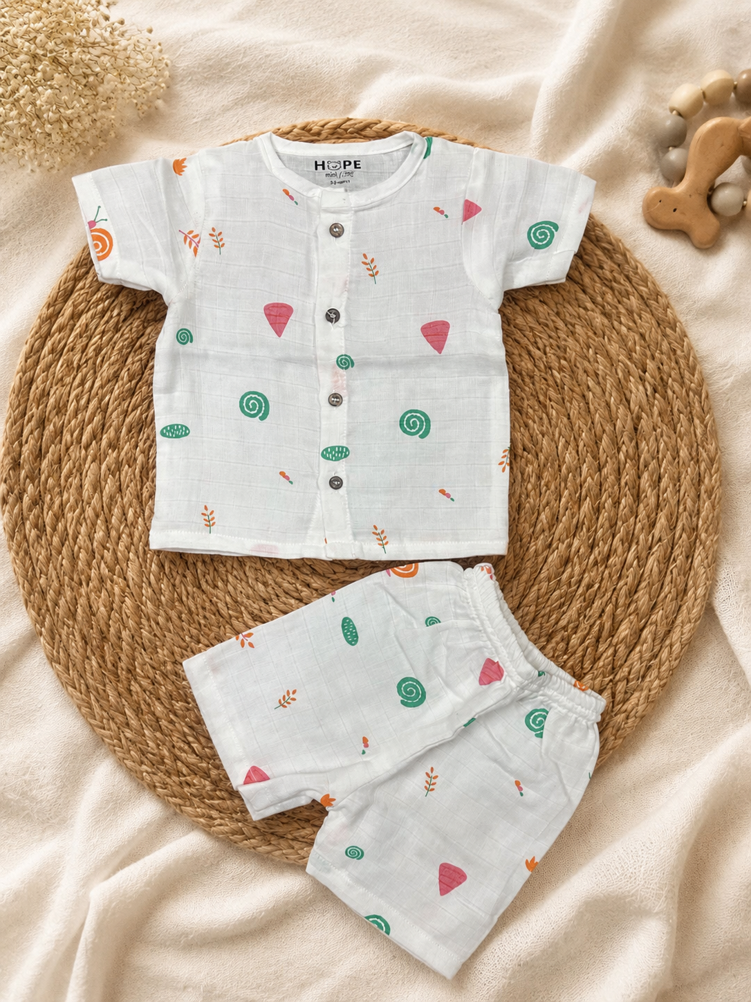Snail Muslin Co-ords Set