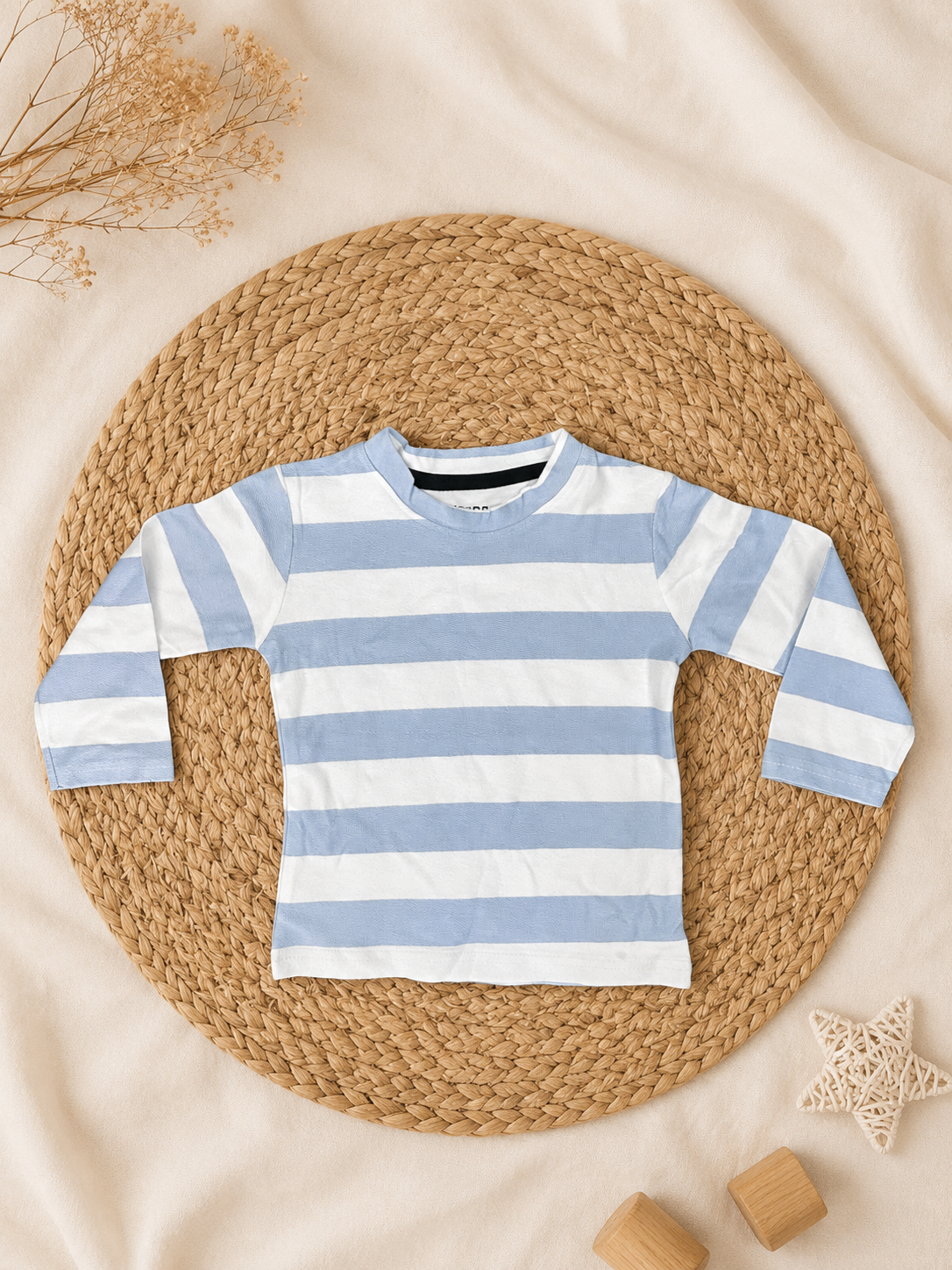 Lilac Stripes Full Sleeve T-Shirt (T-Shirt Only) (2 to 5 Years)