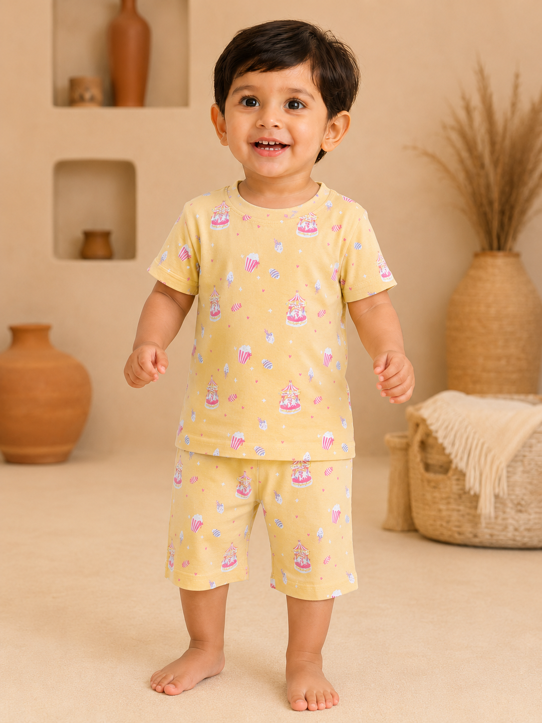Fairy Tale Interlock Shorts Sets (2 Year to 8 Years)