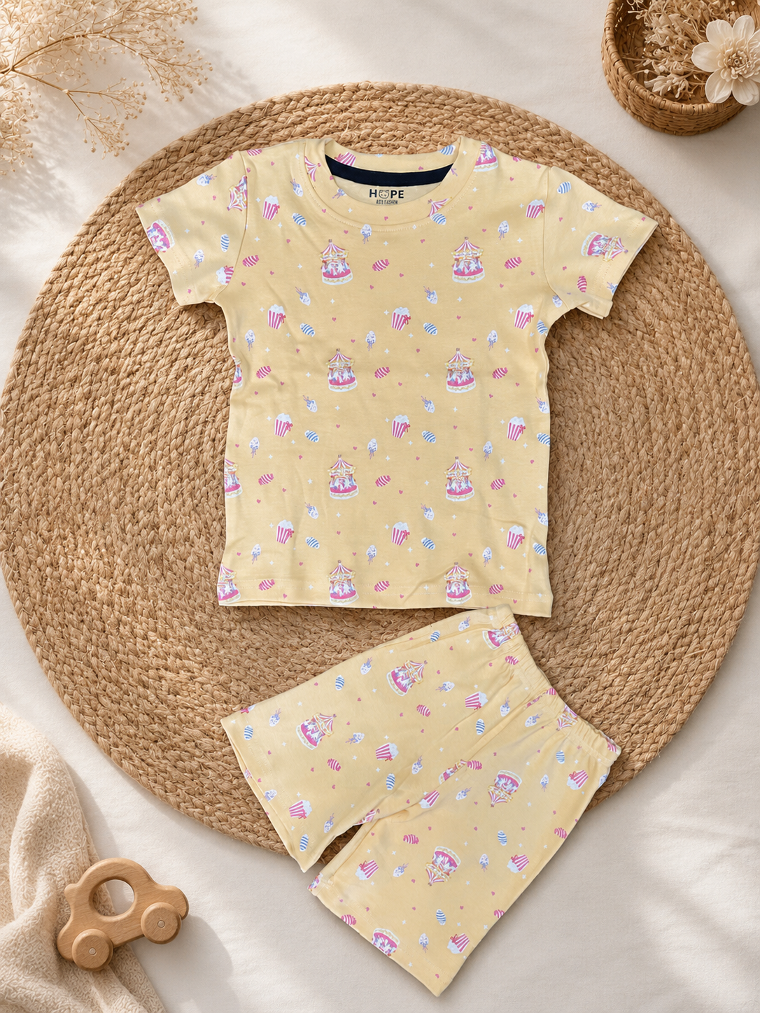 Fairy Tale Interlock Shorts Sets (2 Year to 8 Years)