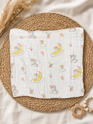 Unicon 6Layer Crinckled Muslin Bath Towel