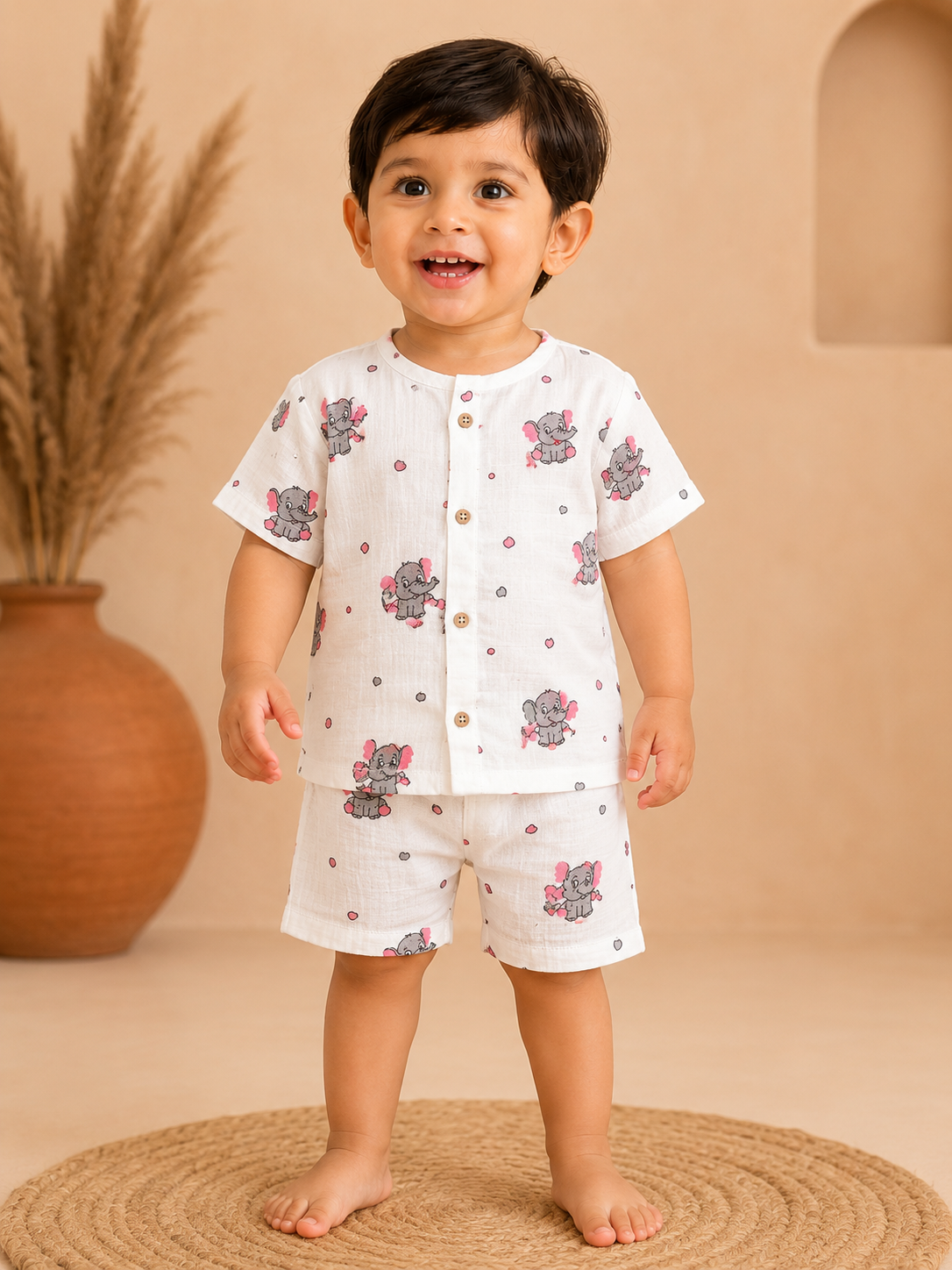 Elephant Muslin Co-ords Set