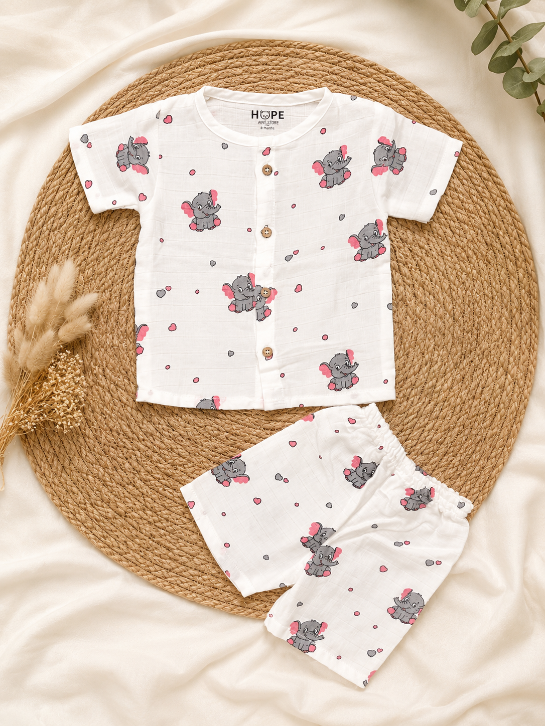 Elephant Muslin Co-ords Set