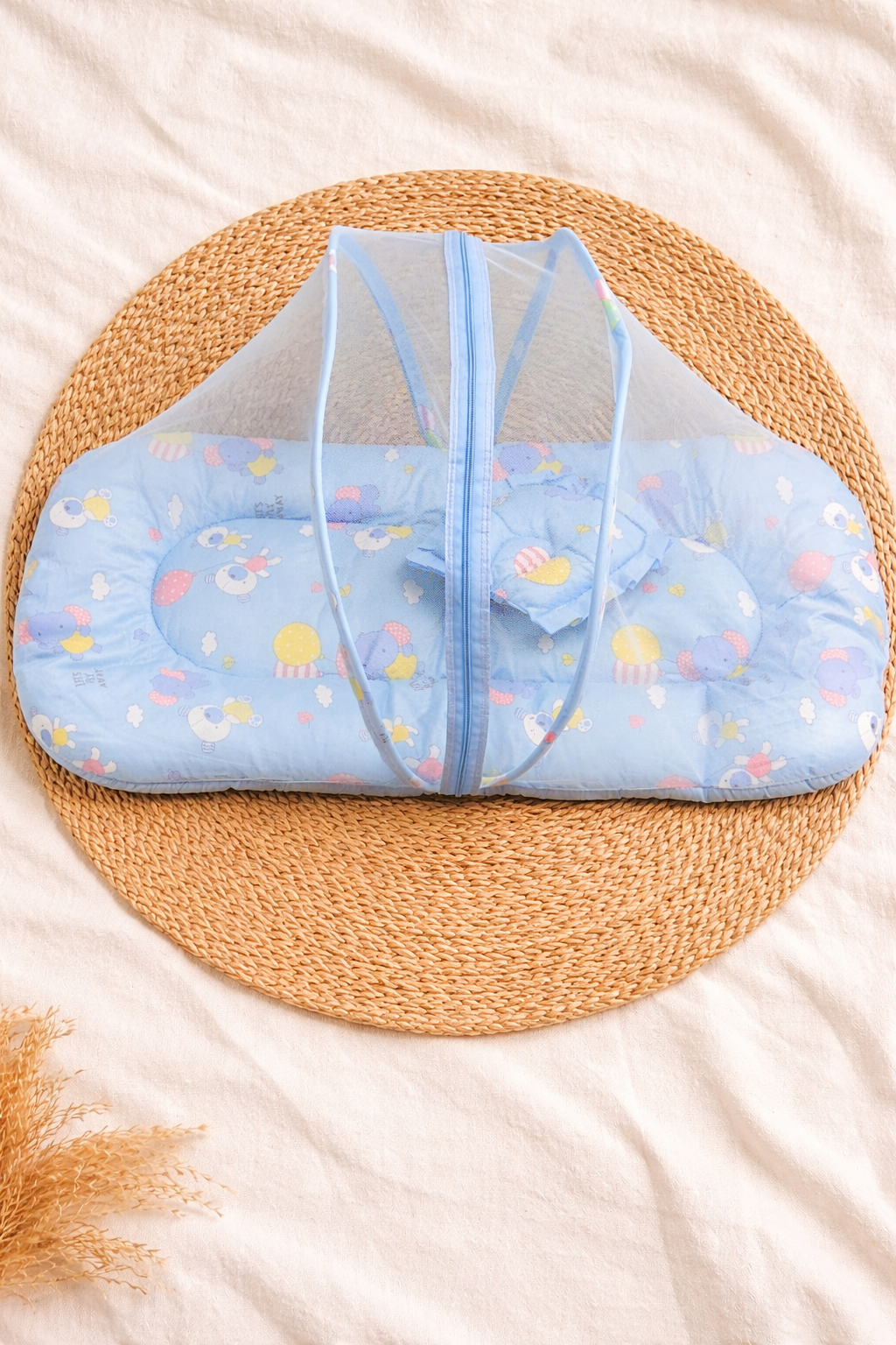 Baby Comfort Bed with Mosquito Net 🌙🦟