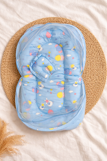 Baby Comfort Bed with Mosquito Net 🌙🦟