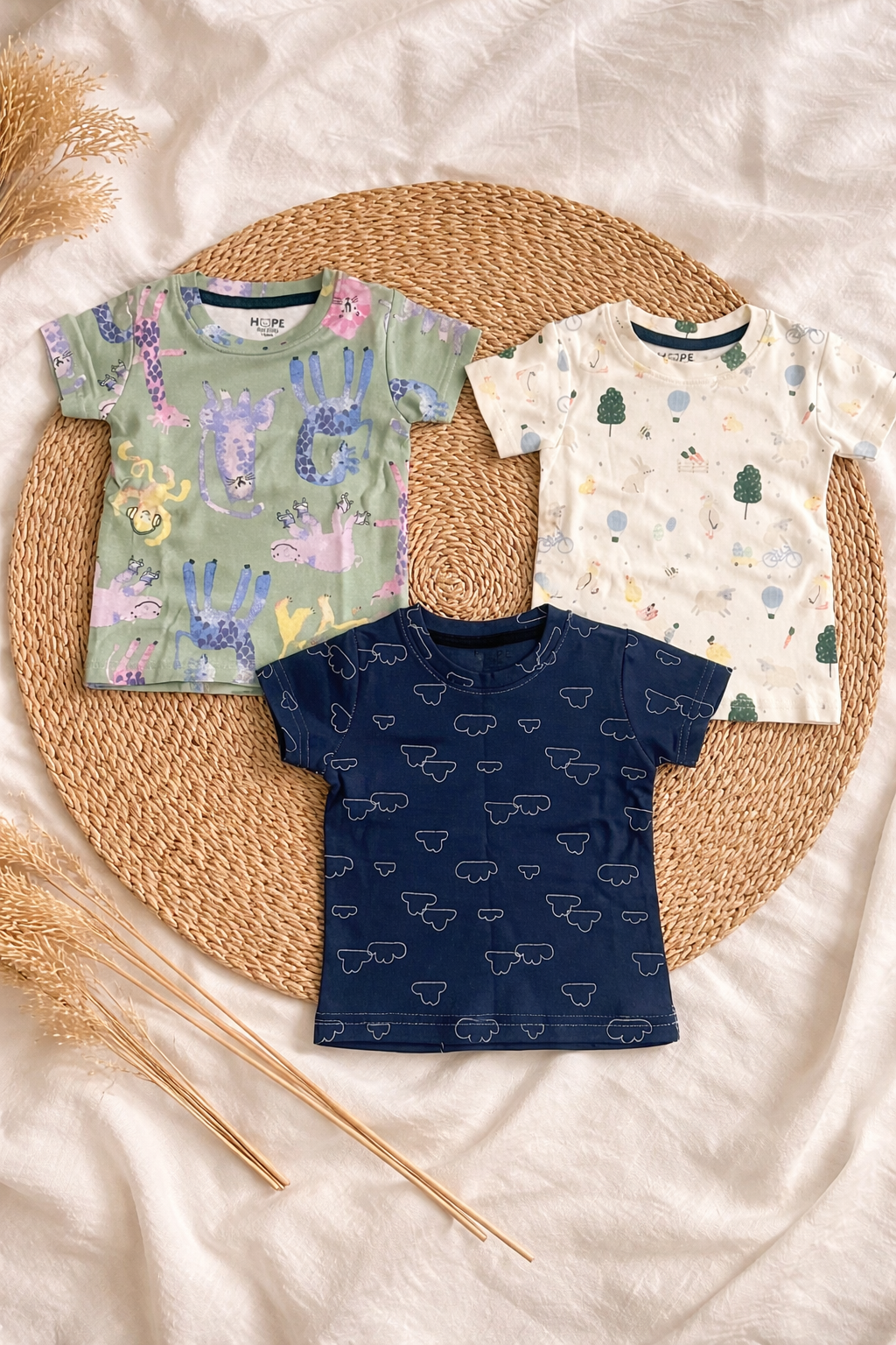 Interlock T-Shirts (1 Year to 5 Years) | Random (T-Shirts Only)