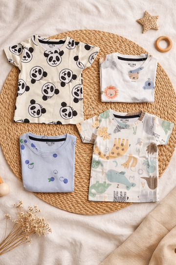 Interlock T-Shirts (1 Year to 5 Years) | Random (T-Shirts Only)