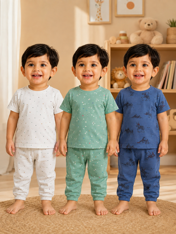 Colorful Kids Pant Set Combo |Pack of 3 |(1 Year to 5 Years)