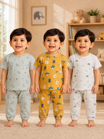 Colorful Kids Pant Set Combo |Pack of 3 |(1 Year to 5 Years)