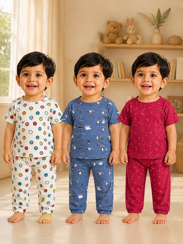 Colorful Kids Pant Set Combo |Pack of 3 |(1 Year to 5 Years)