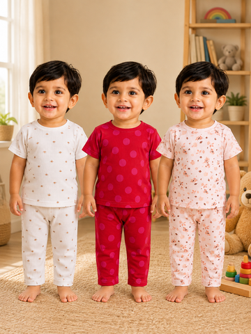 Colorful Kids Pant Set Combo |Pack of 3 |(1 Year to 5 Years)