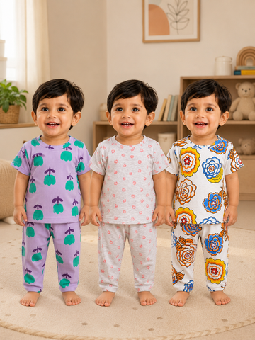 Colorful Kids Pant Set Combo |Pack of 3 |(1 Year to 5 Years)