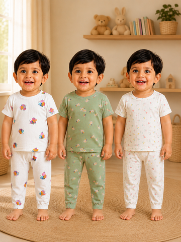 Colorful Kids Pant Set Combo |Pack of 3 |(1 Year to 5 Years)