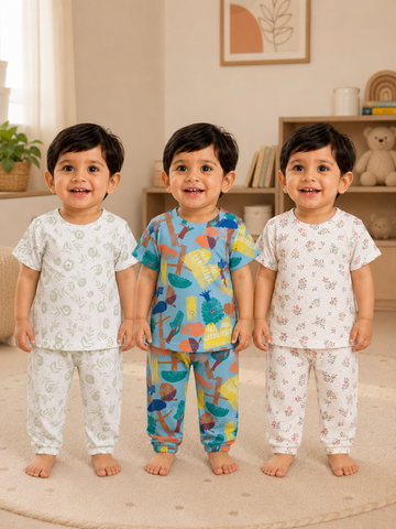 Colorful Kids Pant Set Combo |Pack of 3 |(1 Year to 5 Years)