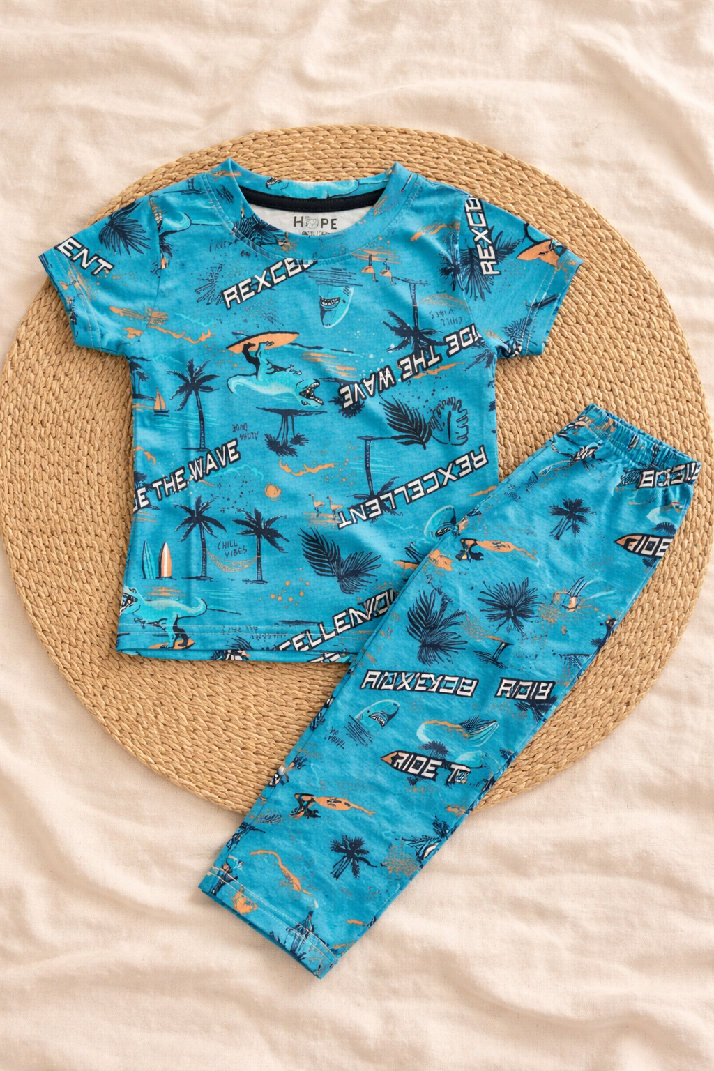 Beach Blue Co-Ord Sets (6 Months to 12 Months)