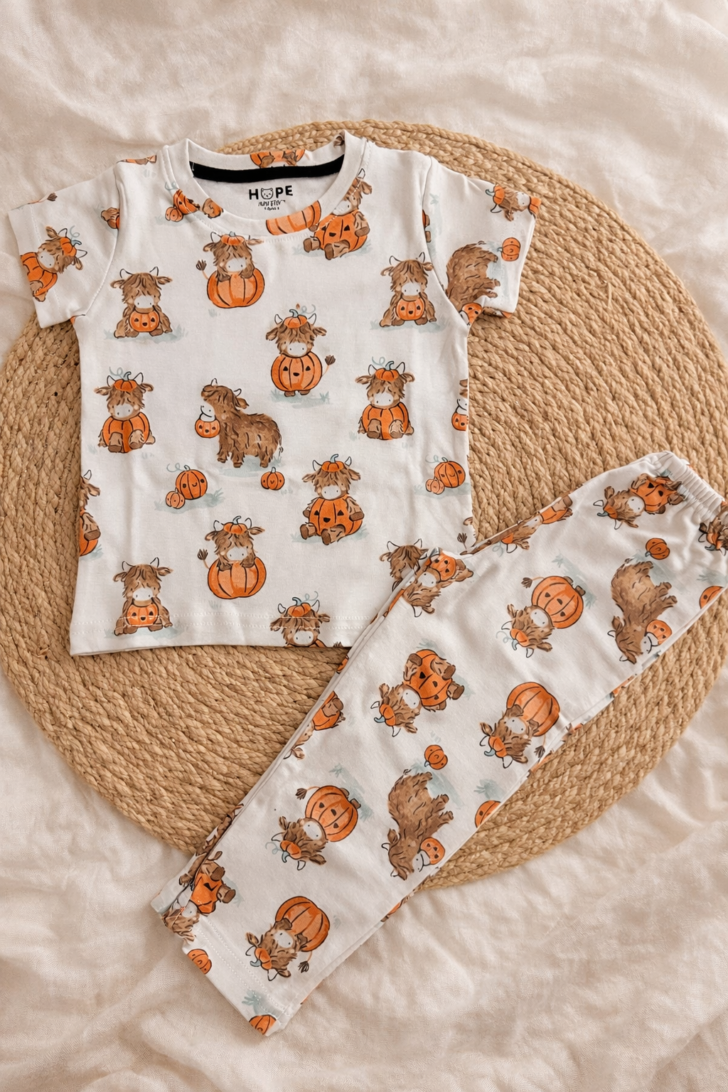 Halloween Interlock Cotton Co-Ord Sets (1 Year to 5 Years)