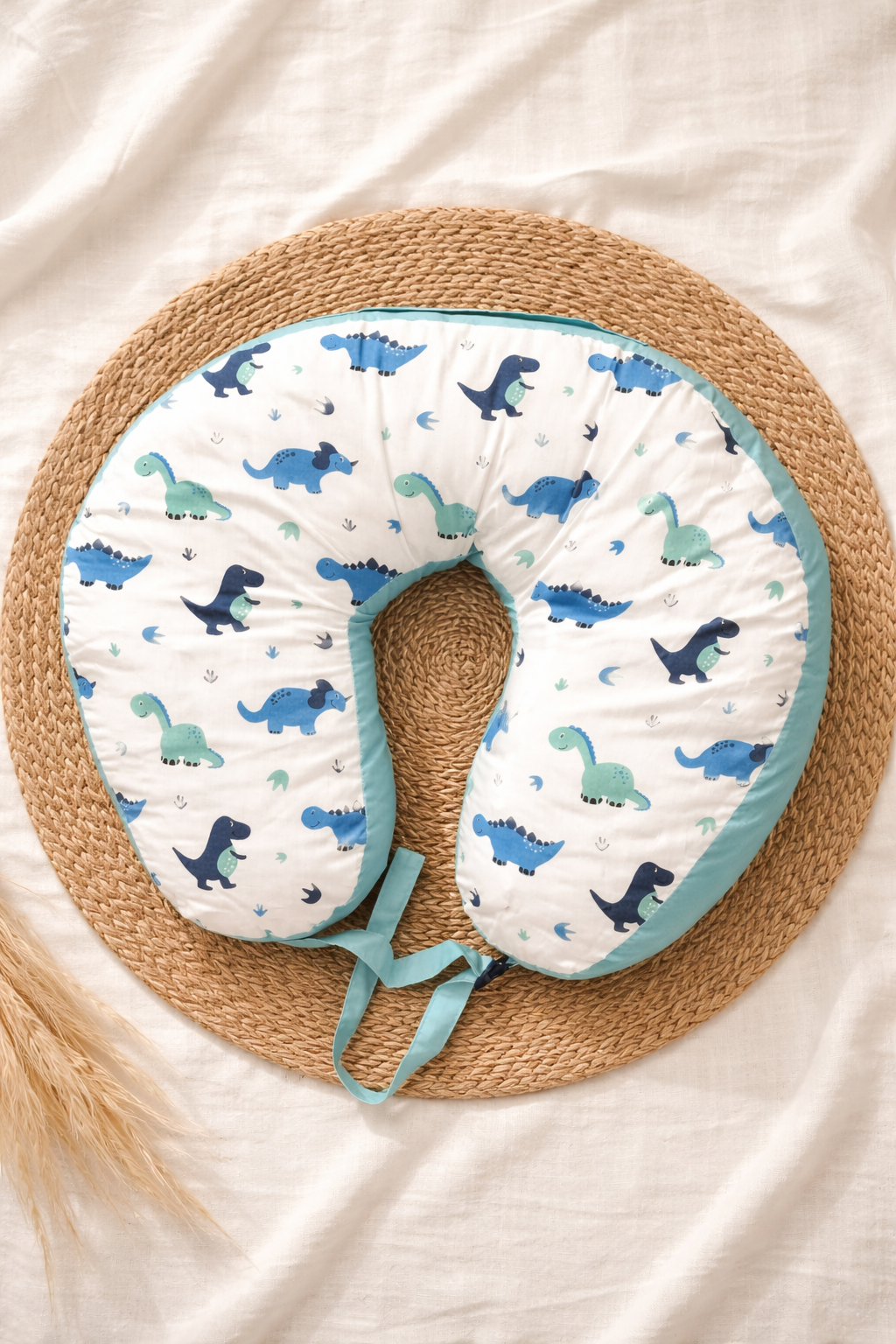 Stylish Dino Multipurpose Feeding Pillow