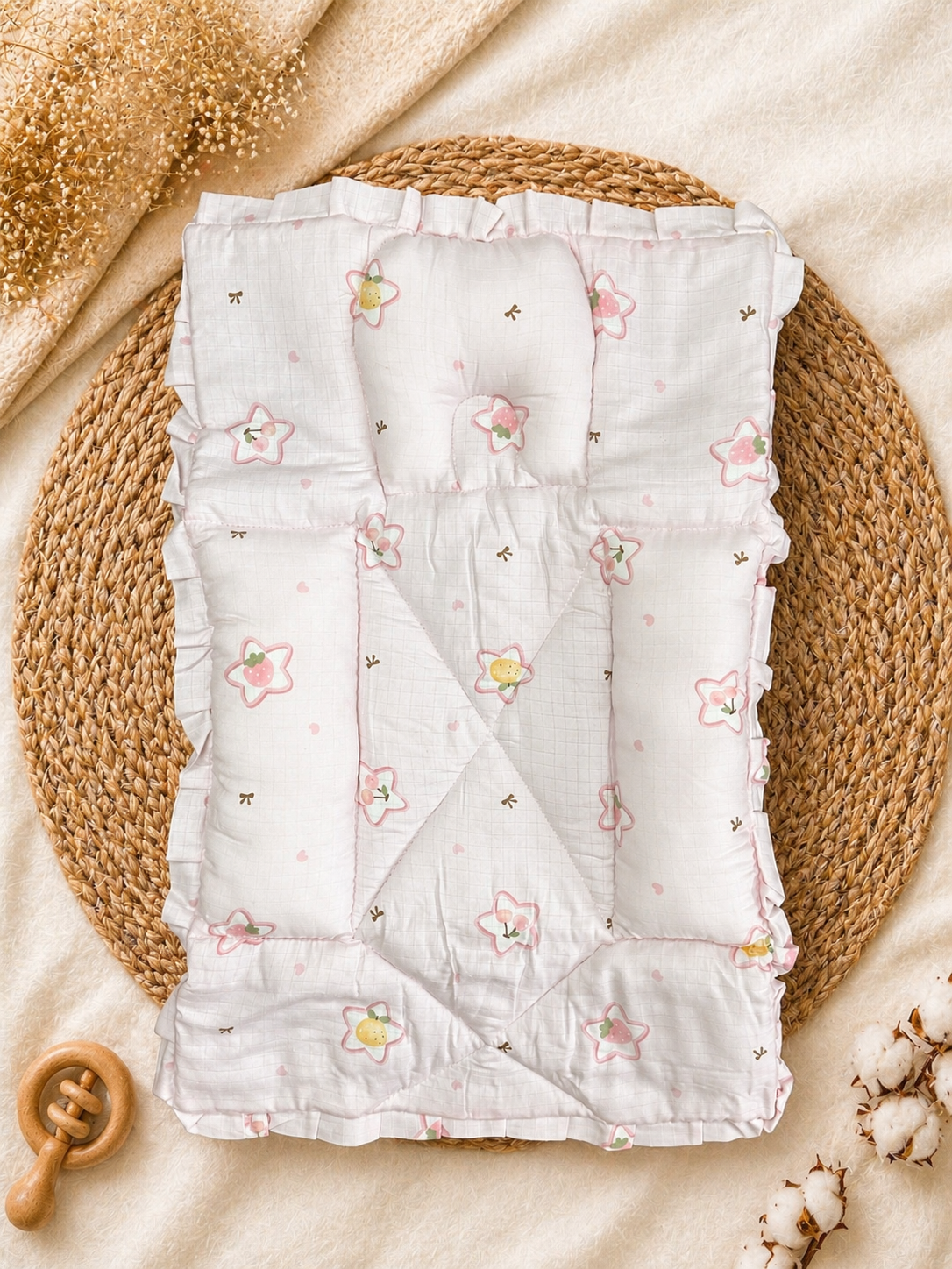 Cutie Star Muslin Sleeping Bed