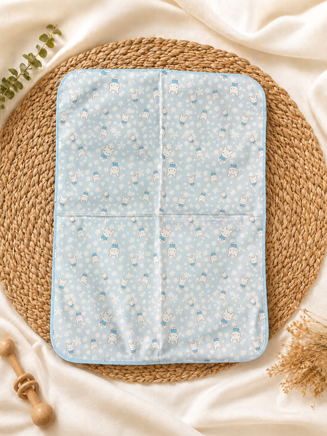 Skyblue Teddy Urine Mat