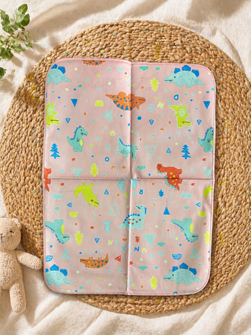 Pink Dino Urine Mat