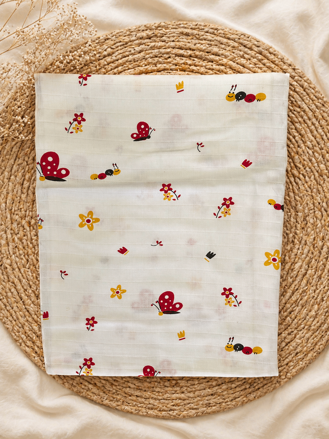 Butterfly Muslin Bath Towel