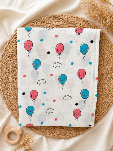Balloon Muslin Bath Towel