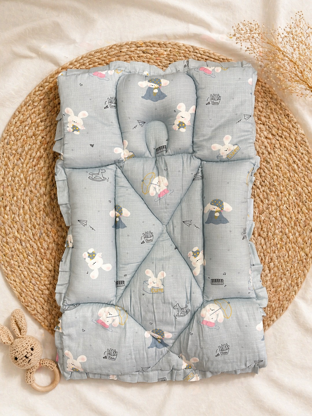 Bunny Muslin Sleeping Bed