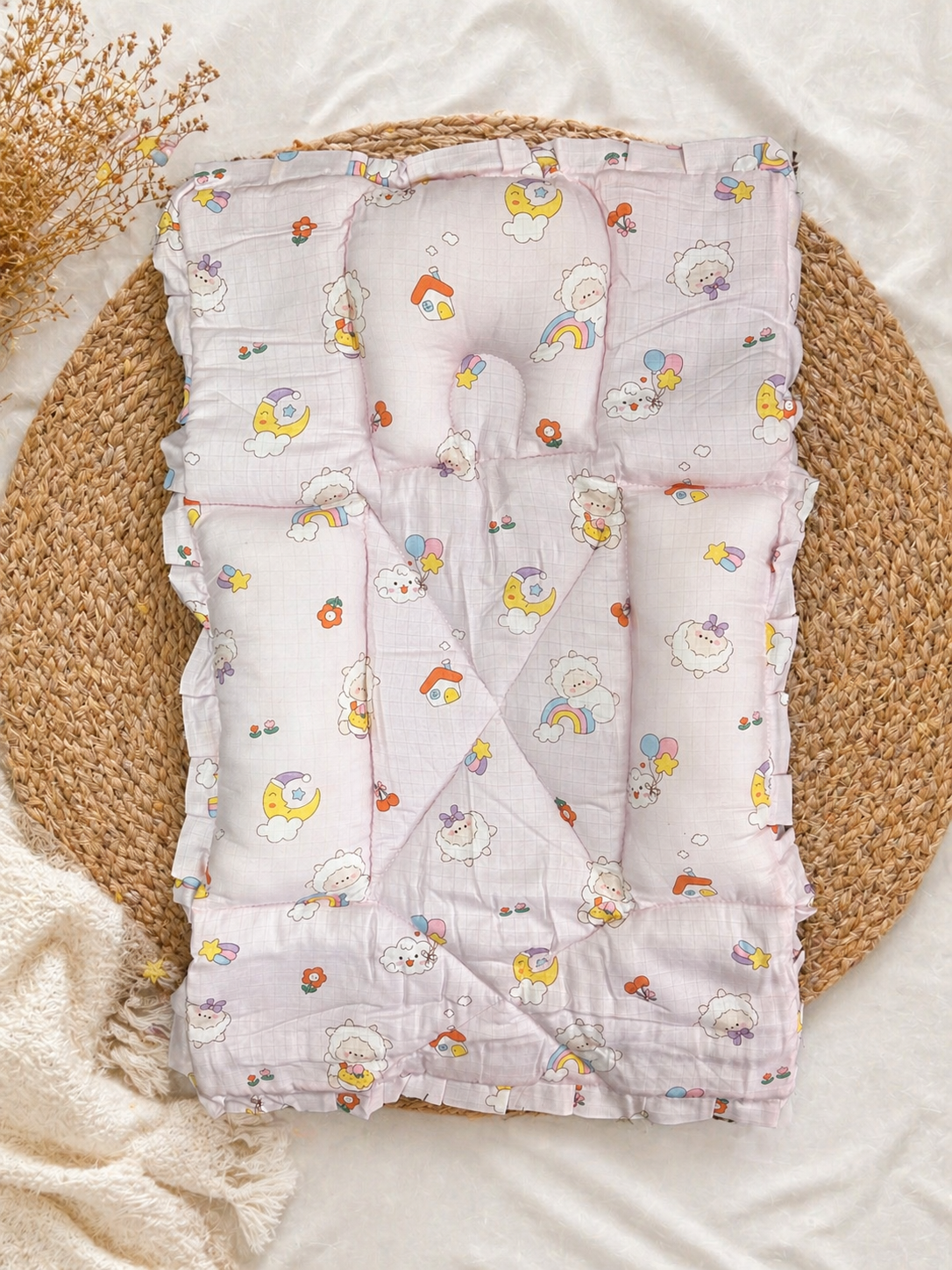 Cartoon Muslin Sleeping Bed