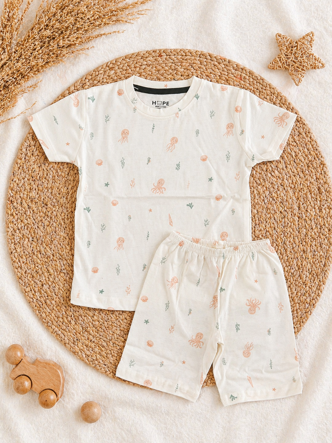 Octopus Shorts Sets (1 Years  to 5 Years)