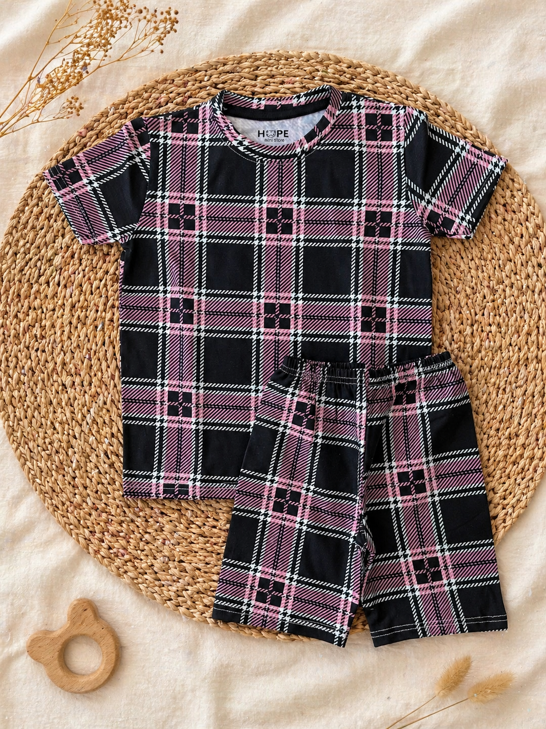 Stylish checks Shorts Sets (1 Years  to 5 Years)