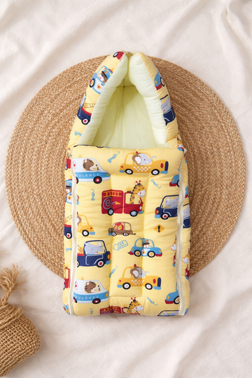 Colorful Vehicles 2 IN 1 BABY CARRY NEST🌸🧸