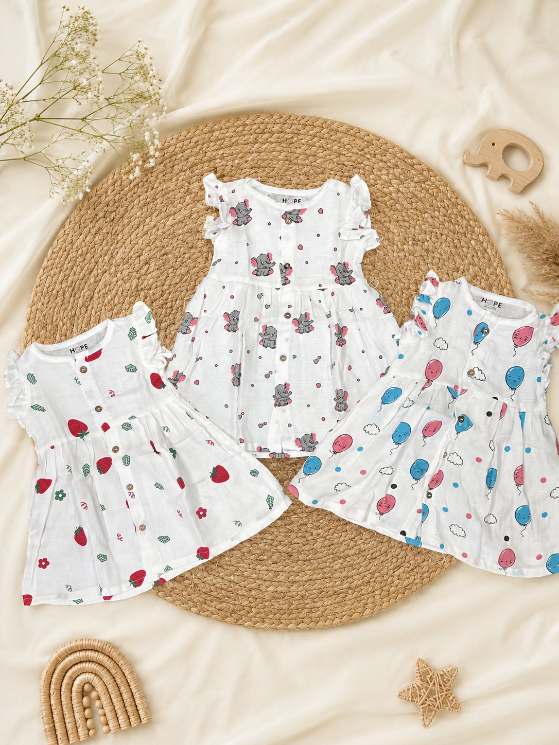 Muslin Frill Frock | Random