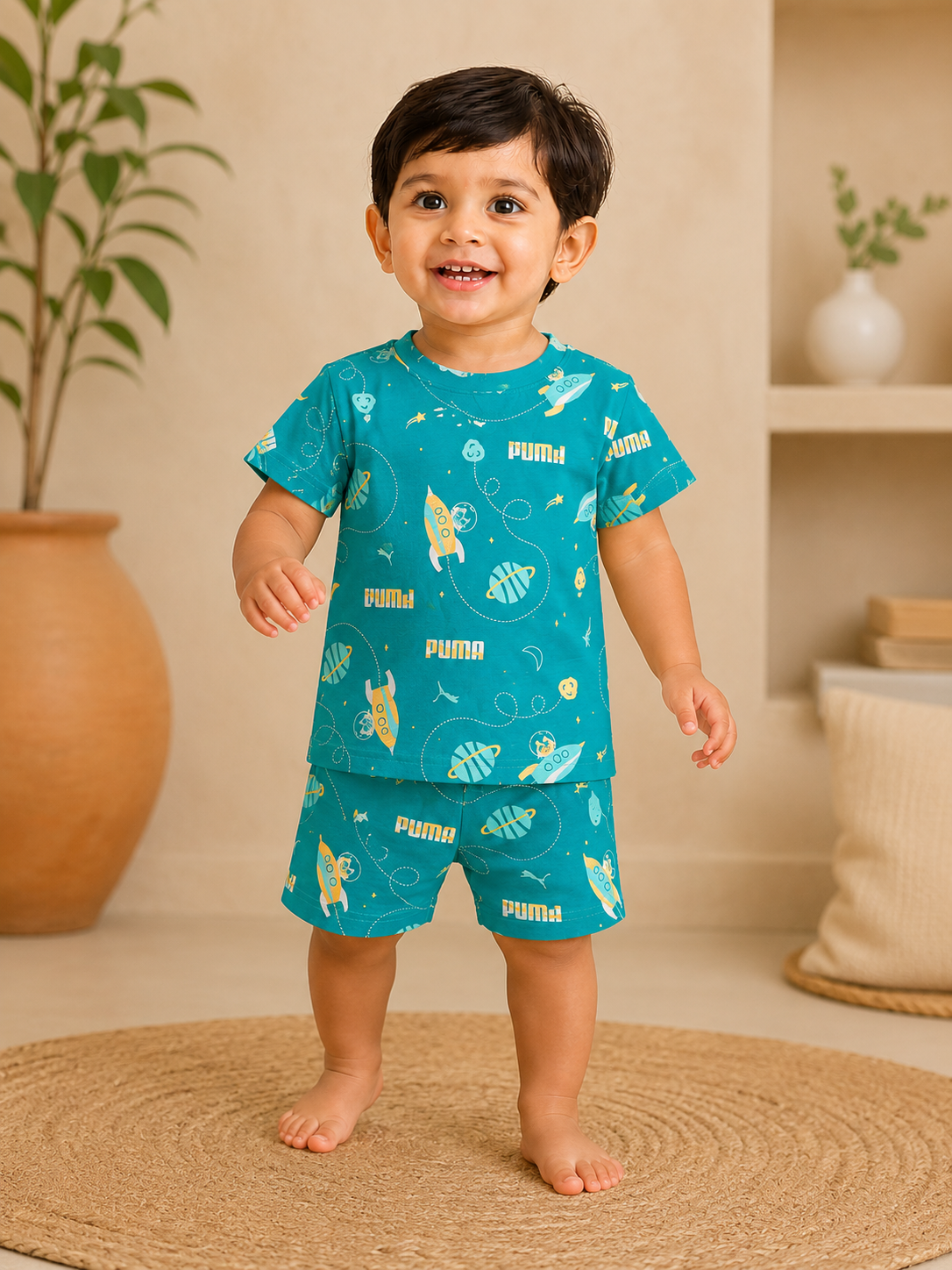 Space Themed Shorts Sets (1 Years  to 5 Years)