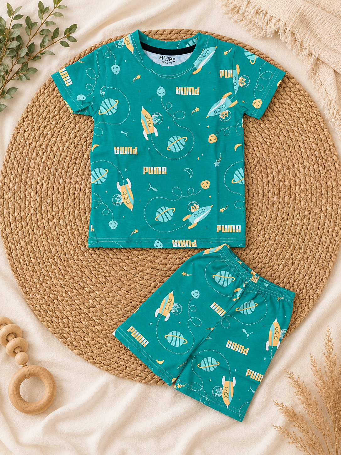 Space Themed Shorts Sets (1 Years  to 5 Years)