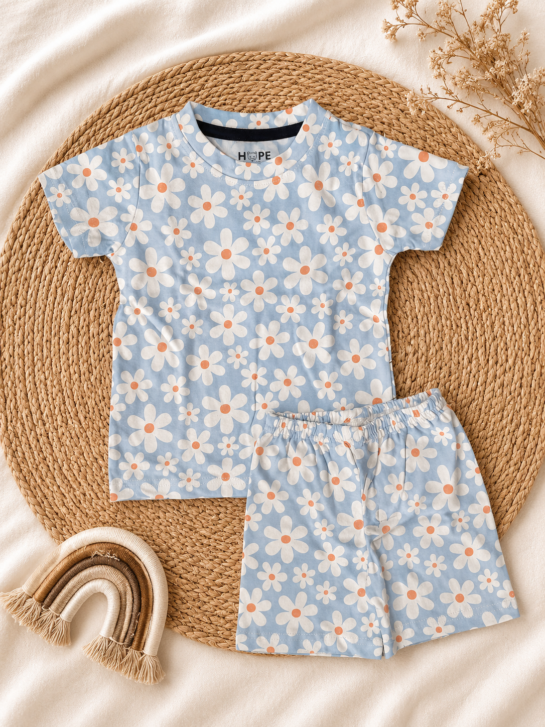 Cutee Floral Shorts Sets (1 Years  to 5 Years)