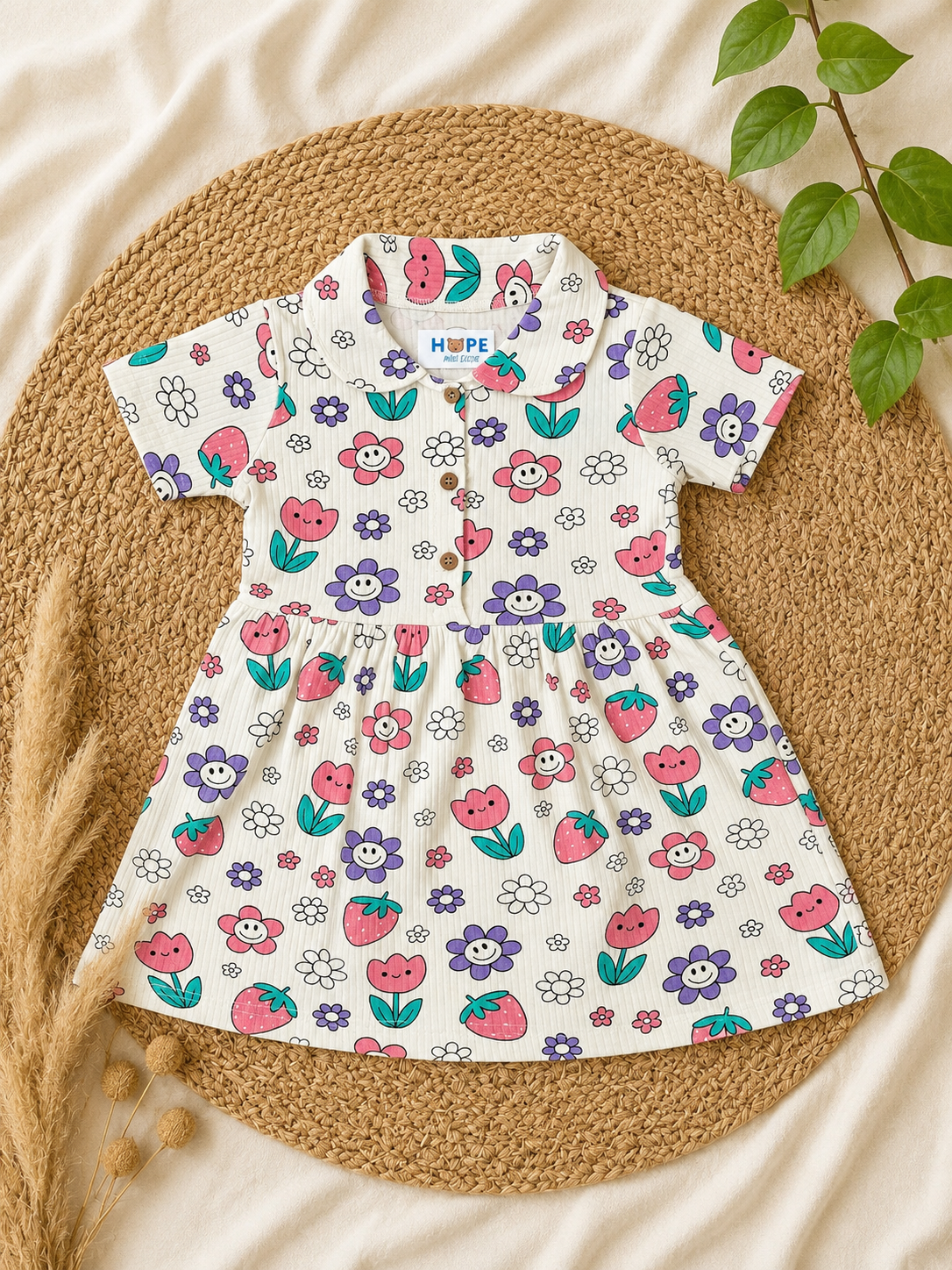 Floral Stylish Frock (6 Months to 36 Months)