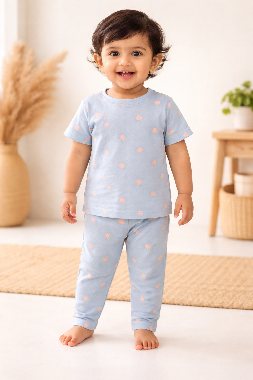 Pink Floral Co-Ord Set (6 Months to 2 Years)