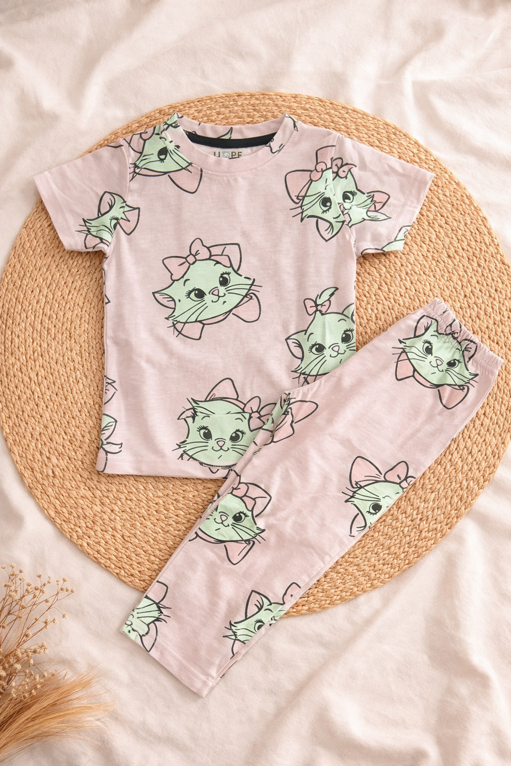 Pink Kitty Co-Ord Set (6 Months to 12 Months)