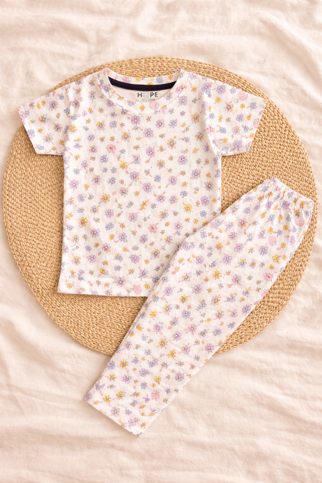 Colorful Floral Co-Ord Set (6 Months to 5 Years)