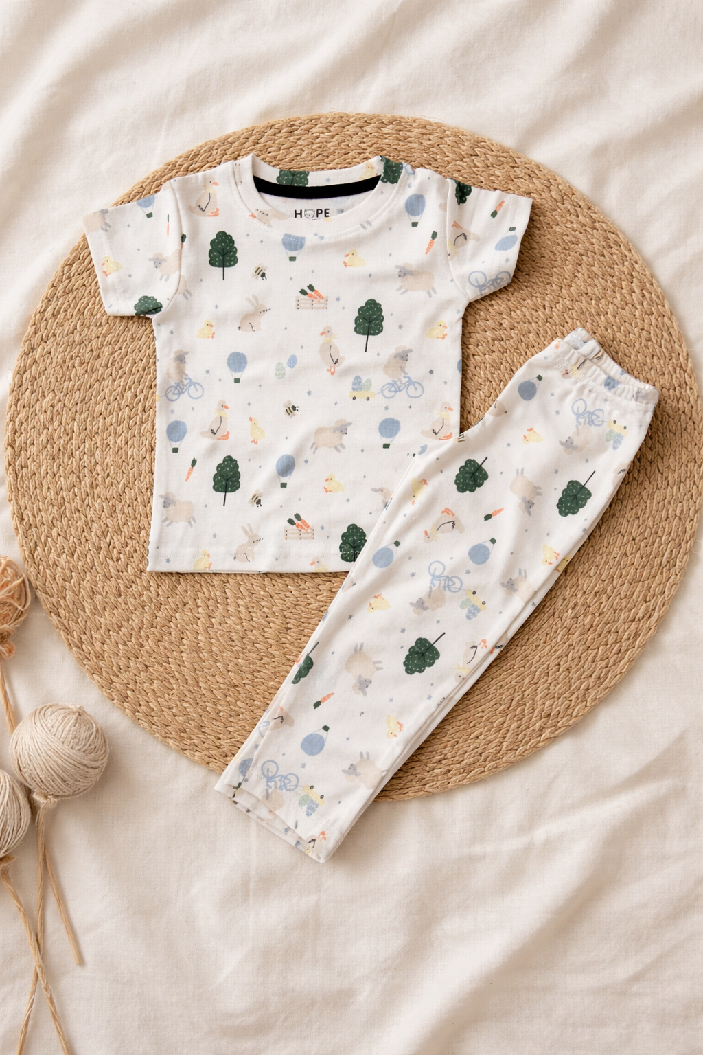 Hill Breeze Interlock Cotton Co-Ord Sets (1 Year to 5 Years)